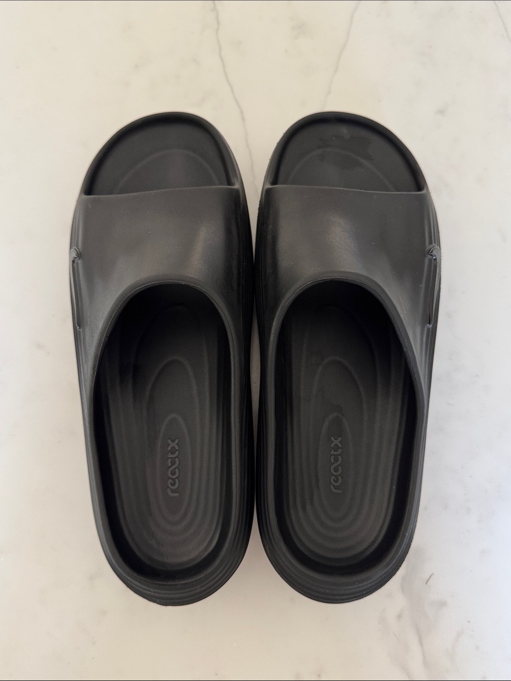 Nike Black Reactx Slides - Picture 5 of 8